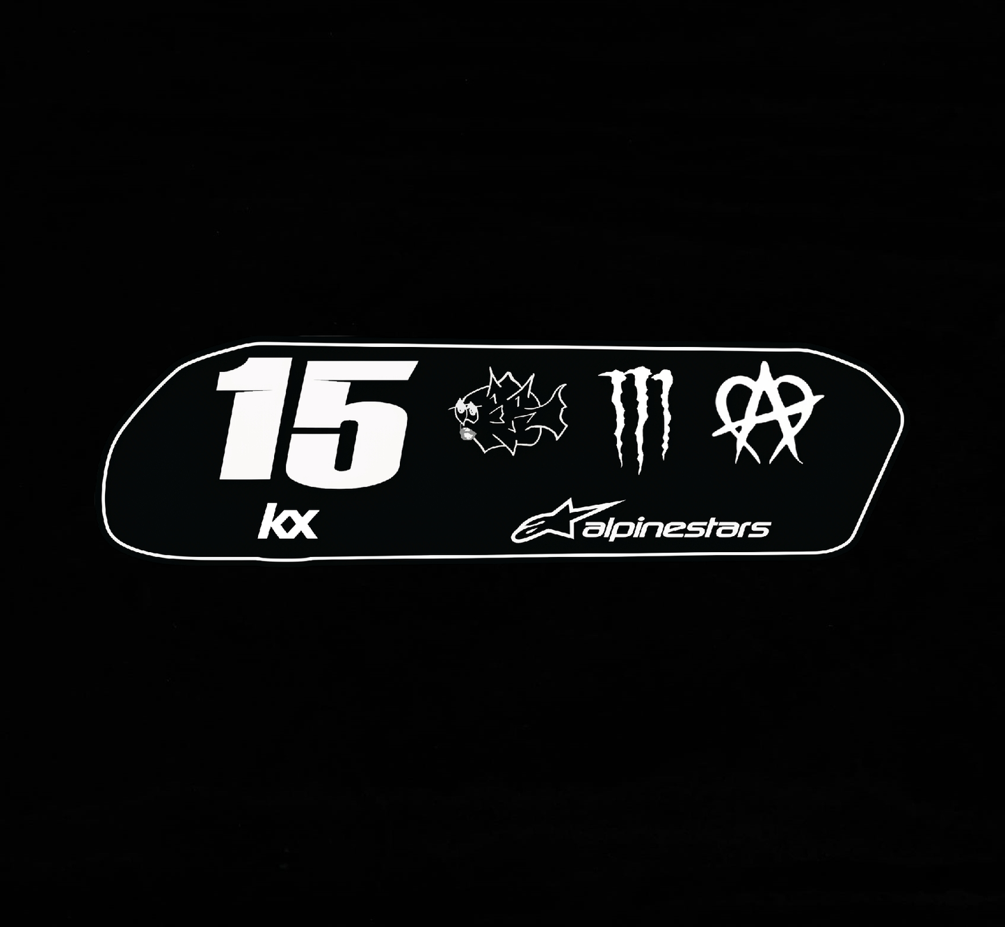 Macfox Battery Decals