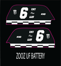 Zooz Battery Decals